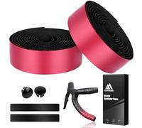 flintronic Lot de 2 Rubans de Guidon de Vélo - Antidérapant et absorbant les chocs - 210 x 3 cm, Dégradé Rouge
