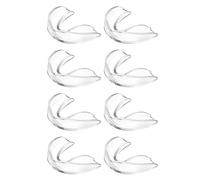 Flintronic Lot de 8 Protege Dents Boxe pour Adulte, Protège-dents Mixte Adulte Protège Dent Boxe, Protège-Dents Sport avec Boîte Portable, Taille Unique