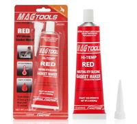 flintronic Mastic d'étanchéité moteur, 85ml Mastic d'étanchéité moteur, Mastic silicone résistant à l'huile haute température, Joint de culasse produit d'étanchéité, Mastic silicone pâte d'étanchéité