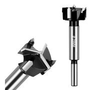 Flintronic Mèche Forstner pour bois, 28mm Foret Forstner pour bois, Foret Forstner à Triple Goujure, Mèches Forestières, Mèche Forstner avec Tige Ronde, pour le Perçage Dans le Bois,Contreplaqué