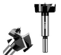 Flintronic Mèche Forstner pour bois, 40mm Foret Forstner pour bois, Foret Forstner à Triple Goujure, Mèches Forestières, Mèche Forstner avec Tige Ronde, pour le Perçage Dans le Bois,Contreplaqué