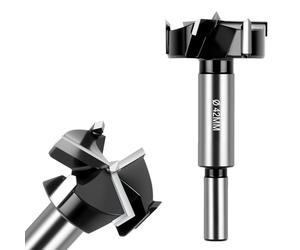 Flintronic Mèche Forstner pour bois, 42mm Foret Forstner pour bois, Foret Forstner à Triple Goujure, Mèches Forestières, Mèche Forstner avec Tige Ronde, pour le Perçage Dans le Bois,Contreplaqué