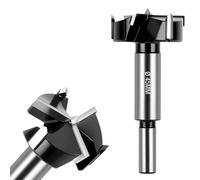 Flintronic Mèche Forstner pour bois, 45mm Foret Forstner pour bois, Foret Forstner à Triple Goujure, Mèches Forestières, Mèche Forstner avec Tige Ronde, pour le Perçage Dans le Bois,Contreplaqué