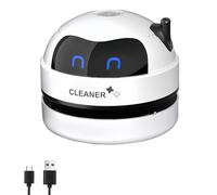 flintronic Mini Aspirateur de Table, Petit Aspirateur USB Rechargeable, Haute Puissance d'aspiration sans Fil, Portable, pour Table Bureau Voiture École Maison