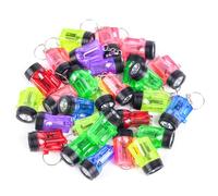 flintronic Mini Lampe de Poche Porte-Clés, Lot de 28 Lampe Torche LED Portable, Petite Porte-Clés Torche, Jouet Pratique, pour Extérieur, Camping, Randonnée, Urgences, Cadeau