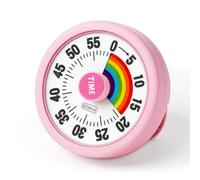 flintronic Minuteur Visuel Timer Enfants, Minuteur 60 Minutes, Magnétique, Pas de Tic-tac Distrayant, Silencieux Timer pour Enfants et Adultes, Autisme TDAH, Cuisine, Salle de ureau, Sportif