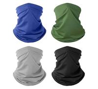 flintronic Multifonction Bandana, 6PCS Bandana Bandeau Multifonction Tour de Cou Cagoule Microfibre Chapeaux Tube Masque Visage pour Yoga Course à Pied Randonnée Cyclisme