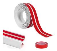 Flintronic Plinthe Souple Autoadhésive PVC 40 mm, 3M Plinthe Adhesive Pliable,Bande d'étanchéité Flexible, Etanche, Décorative, Corniere PVC Autocollante pour Cuisine et salle de bain