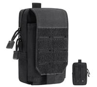 Flintronic Pochette tactique Molle, sac banane tactique EDC, sac banane pour homme avec fermeture éclair, pour le sport, la randonnée, le camping, les voyages