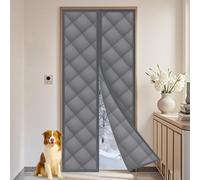 Flintronic Rideau de Porte magnétique Isolant Thermique, Rideau Thermique Isolant Anti froid et Chaleur, Rideaus Thermiques anti Froid, Énergie pour Porte Balcon ou Terrasse, 100 * 200CM