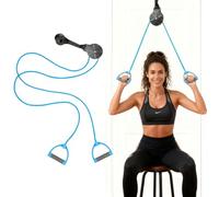 Flintronic Sangle de Suspension Multifonction, Reeducation Epaule Poulie Porte, pour la Rééducation des épaules Au-Dessus de la Porte, Système de Poulie pour les Exercices de l'épaule et du Bras