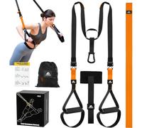 flintronic Sangles de Suspension Kit d'entraînement, Kit d'entraînement à Suspension, d'entraînement à Suspension Tout-en-Un avec Sangles Réglables pour Brûler des Graisses, Construire du Muscle