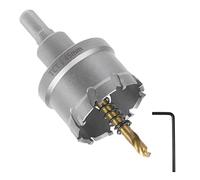 Flintronic Scie Cloche Bi-métal, 45 mm Carbure TCT en Acier Inoxydable de Qualité Industrielle, Scie Trépan Alliage Métallique en Acier à Grande Vitesse pour Métal,Alliage Aluminium,Plastique,Bois
