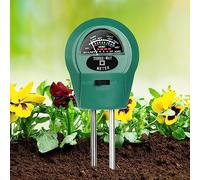 flintronic Testeur de Sol 3 en 1, PH Mètre de Sol - 3 dans 1 Testeur d'humidité/Lumière/pH du Sol Kit de Testeur de Sol, Kit de Test de Sol 3 en 1 Plante Fleurs (Pas Besoin de Batterie)