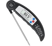 flintronic Thermomètre de Cuisine, LCD Thermomètre Cuisson Électronique à Lecture Instantanée avec Sonde, pour la Cuisson dans Les Cuisines, Barbecue, Liquide, Steak, Huile, Lait(Piles Non Incluses)