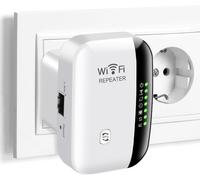 Flintronic WiFi Repeater, 2.4GHz WiFi Extender, Powerful WiFi Repeater Amplifier Covers up to 20 Devices, Wireless Network Signal Amplifier, Range Booster WiFi with Ethernet Port