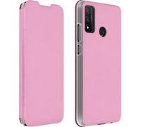 Flip Book Cover, étui à rabat en similicuir pour Huawei P Smart 2020 - Rose