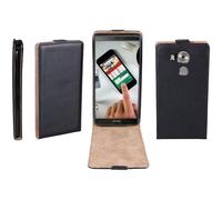 Flip Case pour Huawei Mate 8 noir ultra slim