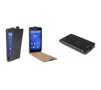 Flip Case pour Sony Xperia E4 noir ultra slim