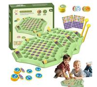 Flip Chess Memory,52pcs Flip Chess Memory Game,Board Games DIY Flips Chess Boards, Fruit Animal Matching Chess Boards,2 Players, Ages 3+ (Mix)