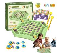 Flip Chess Memory,52pcs Flip Chess Memory Game,Board Games DIY Flips Chess Boards, Fruit Animal Matching Chess Boards,2 Players, Ages 3+ (Animal Theme)