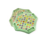 Flip Chess Memory Game, Flipfun Flip-Match Board Game for Kids, 52 Pcs Fruit & Animal Flip Chess (Animal+Fruit)