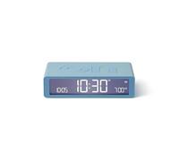 Lexon Radio-réveil Flip Classic LR157 – réversible, écran LCD, rechargeable USB-C – Bleu