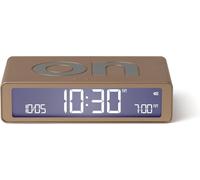 Flip Classic Réveil Matin Lumineux, Réversible Avec Faces On Off Et Fonction Snooze, À Écran Lcd Et Lumière Tactile, Rechargeable Par Usb-C - Or