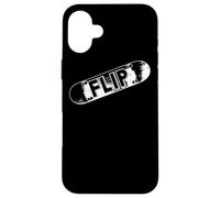 Flip Cool Skateboard Skate Design Skateboard Skater Coque pour iPhone 16 Plus