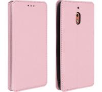 Flip Cover Portefeuille en similicuir Classic Edition Nokia 2.1 - Or rose