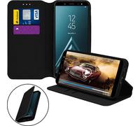 Flip Cover Portefeuille en similicuir Classic Edition Samsung Galaxy A6 - Noir