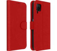 Flip Cover Portefeuille, étui à rabat en similicuir pour Huawei P40 Lite - Rouge