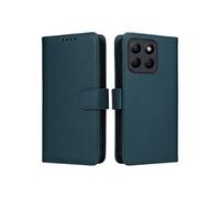 Flip Etui Pour Honor X8B 4G Blocage RFID Chargement Sans Fil Portefeuille Conception Détachable Couverture Rabotant Bleu