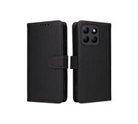 Flip Etui Pour Honor X8B 4G Blocage RFID Chargement Sans Fil Portefeuille Conception Détachable Couverture Rabotant Noir