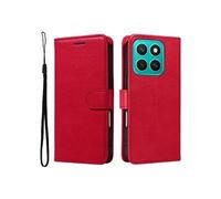 Flip Etui Pour Honor X8C 4G Avec Fente Pour Carte Cuir De Haute Qualité Etui De Téléphone Portefeuille D'affaires Couleur Solide Classique FOXDOCK