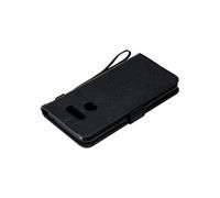 Flip Etui Pour LG K40S Cuir de haute qualité Couleur solide classique Etui de téléphone portefeuille d'affaires Avec fente pour carte Noir