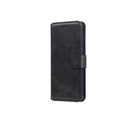 Flip Etui Pour Realme C11 2021 Couverture Rabotant Fentes Pour Cartes Fermeture Magnétique Découpes Précises Noir