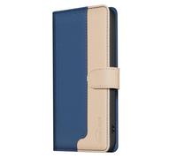 Flip Étui Pour Vivo Y21/Y21s/Y33s Flip Folio Coque Intérieure En Tpu Antichoc Blocage Rfid Titulaire De Fentes Pour Cartes Bicelle - Bleu