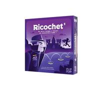 FLIP FLAP Ricochet - A la Poursuite du comte Courant - Jeu de société - enquête et de déduction - Association d'idées - Solo ou coopératif - 30 énigmes - Jeu de Mots - devinettes - rébus