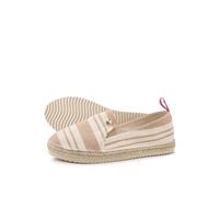 flip*flop Espadrilles pour femme à rayures, Beige clair, 41 EU