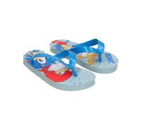 Flip Flop Sonic Sandales d'été pour enfant 100% EVA, semelle légère et sangle confortable, couleur bleu clair, licence officielle pour plage et piscine, bleu clair, 24/25 EU
