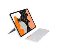 Flip Folio - Clavier et étui - full size - sans fil - Bluetooth 5.1 LE - AZERTY - Français - gris pâle - pour Apple 13-inch iPad Air (M2, M3);