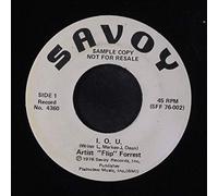 FLIP FORREST - i.o.u. / the race 45 rpm single
