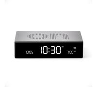 Flip Premium Réveil Réversible Et Rechargeable, À Écran Va Lcd, Faces On/Off, Snooze, Contrôle Tactile, En Aluminium - Or