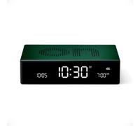 Flip Premium Réveil Réversible Et Rechargeable, À Écran Va Lcd, Faces On/Off, Snooze, Contrôle Tactile, En Aluminium - Or