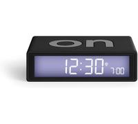 Flip+ Réveil Matin Lumineux, Réversible Avec Faces On Off Et Fonction Snooze, À Écran Lcd Et Lumière Tactile, Radio Controllé, En Gomme - Mauve