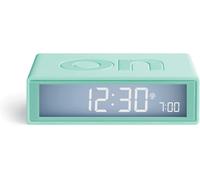 Flip+ Réveil Matin Lumineux, Réversible Avec Faces On Off Et Fonction Snooze, À Écran Lcd Et Lumière Tactile, Radio Controllé, En Gomme - Mauve
