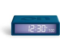 Flip+ Réveil Matin Lumineux, Réversible Avec Faces On Off Et Fonction Snooze, À Écran Lcd Et Lumière Tactile, Radio Controllé, En Gomme - Mauve
