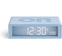Flip+ Réveil Matin Lumineux, Réversible Avec Faces On Off Et Fonction Snooze, À Écran Lcd Et Lumière Tactile, Radio Controllé, En Gomme - Mauve