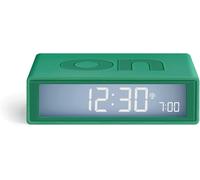 Flip+ Réveil Matin Lumineux, Réversible Avec Faces On Off Et Fonction Snooze, À Écran Lcd Et Lumière Tactile, Radio Controllé, En Gomme - Mauve